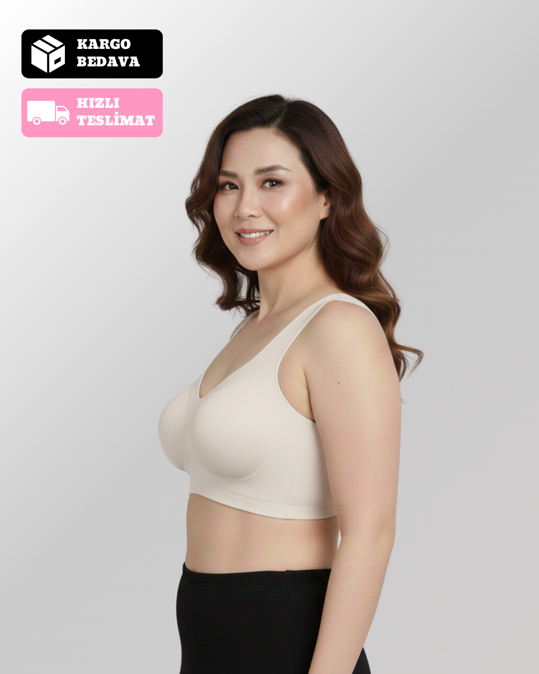 Velmessa™ Soft Push-Up Rahat Destekleyici Form Sütyen