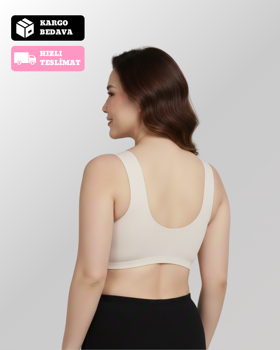 Velmessa™ Soft Push-Up Rahat Destekleyici Form Sütyen