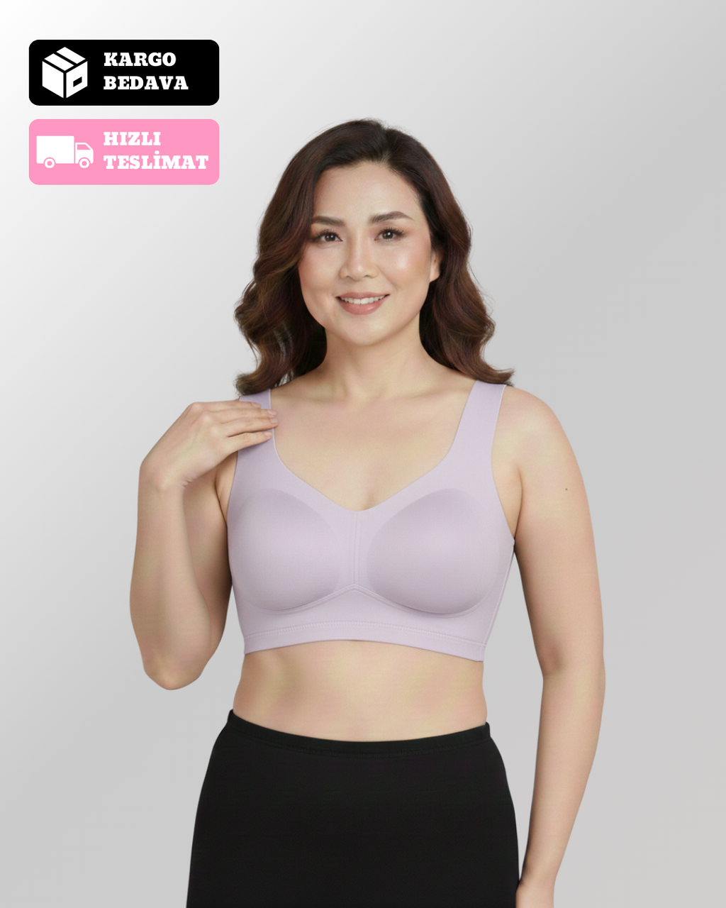 Velmessa™ Soft Push-Up Rahat Destekleyici Form Sütyen