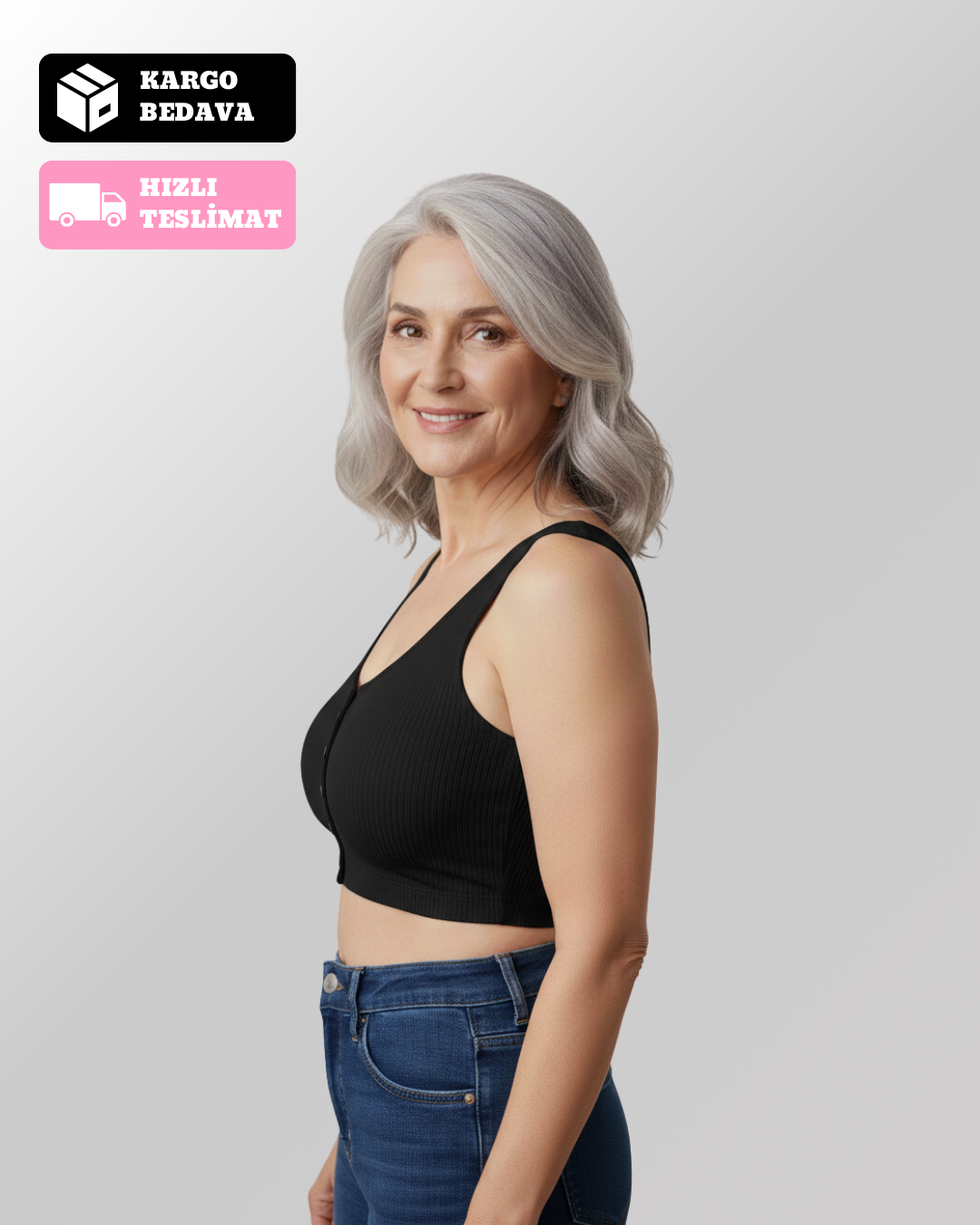 Velmessa™ Pure Form Önden Kapamalı Destekleyici Sütyen