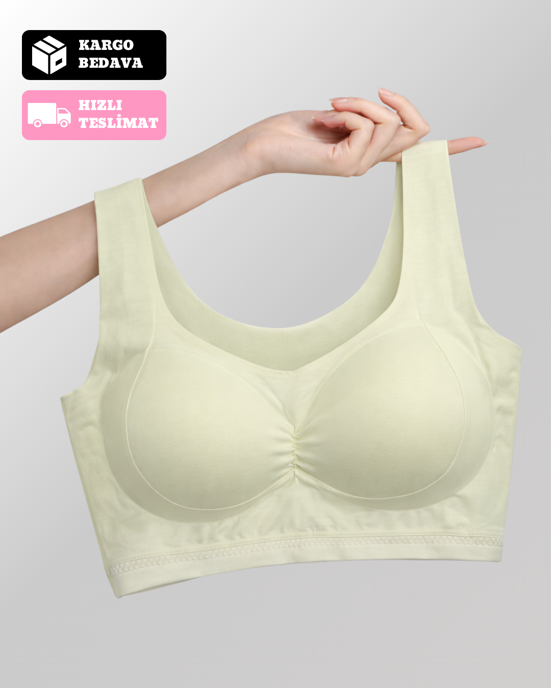 Velmessa™ Soft Push-Up Rahat Destekleyici Form Sütyen